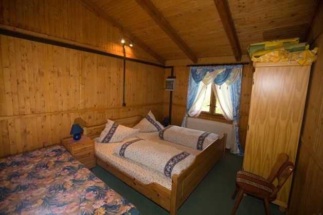 Schlafzimmer im Jagdhaus